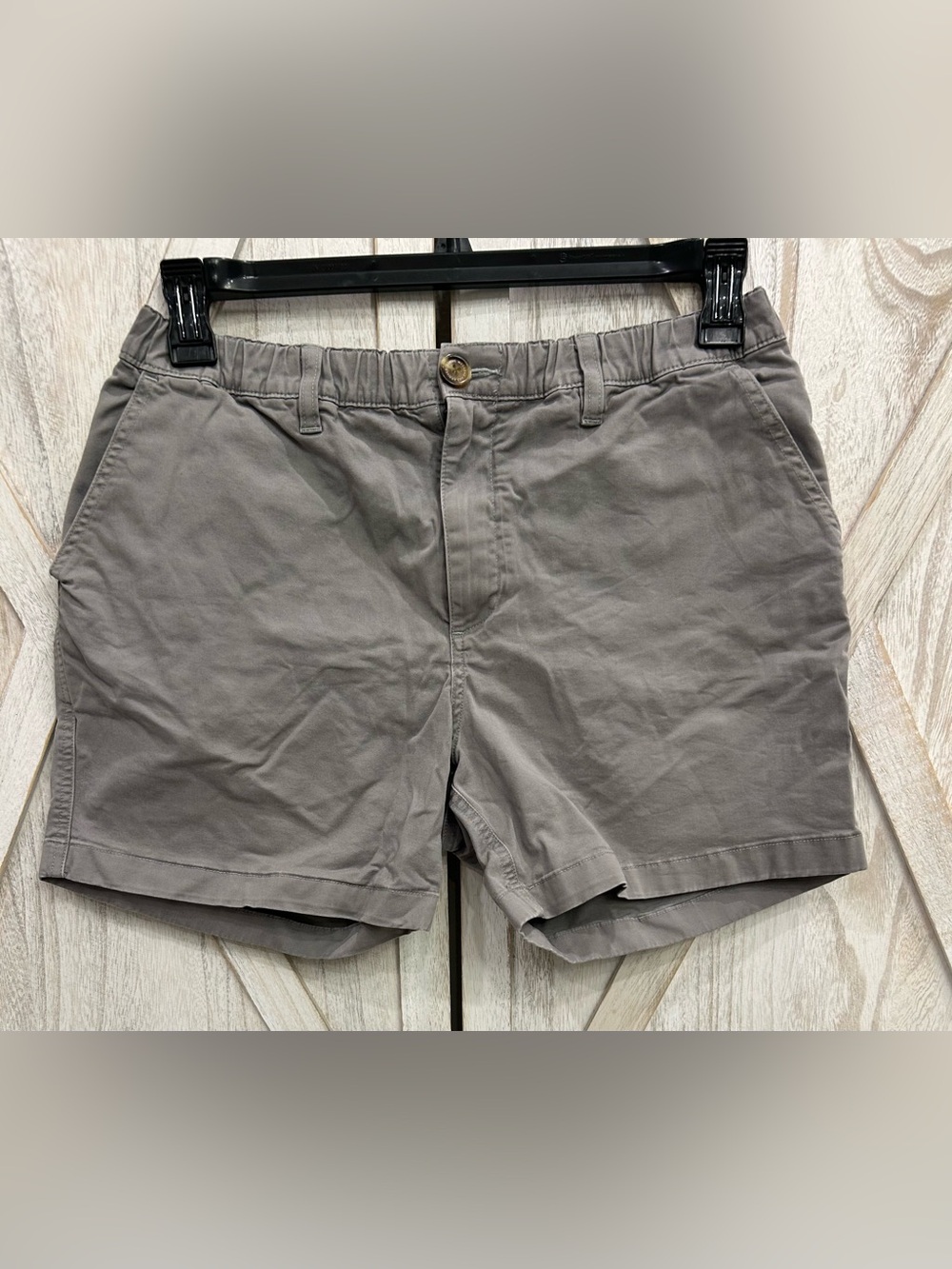 chubbies Men's Flat Front Shorts - Gray